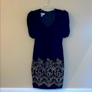 Jessica McClintock Gunne Sax Velvet Vintage Dress